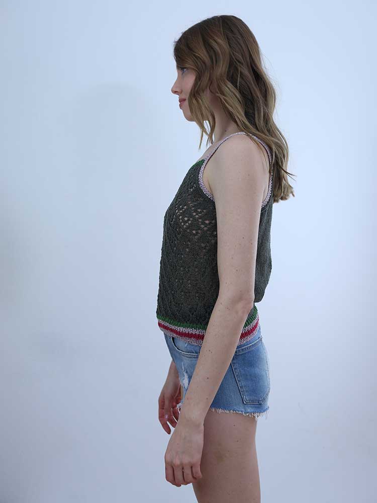 Tricot à Porter TOP CROPPED TRAFORATO Nuova