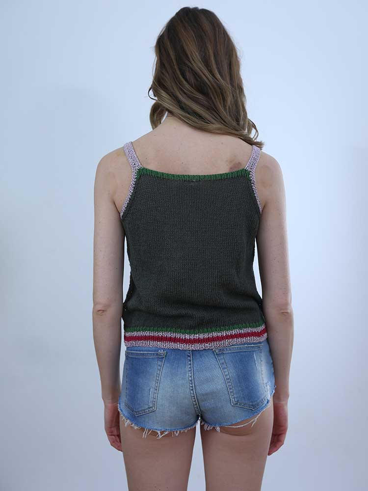Tricot à Porter TOP CROPPED TRAFORATO Nuova