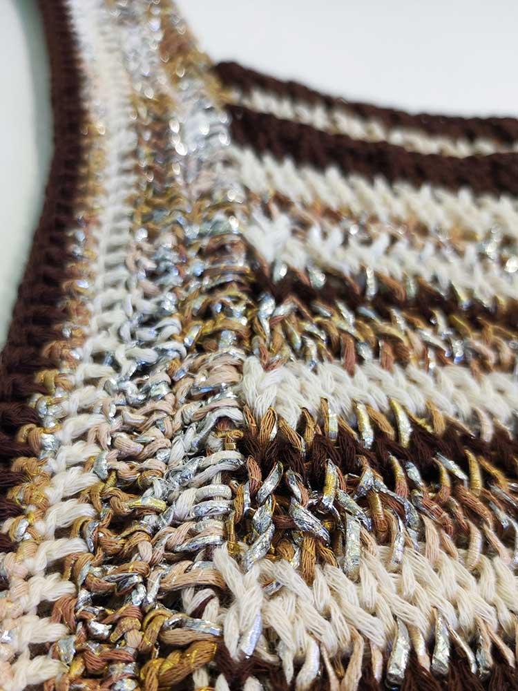 Tricot à Porter TOP RIGHE CROCHET Italy