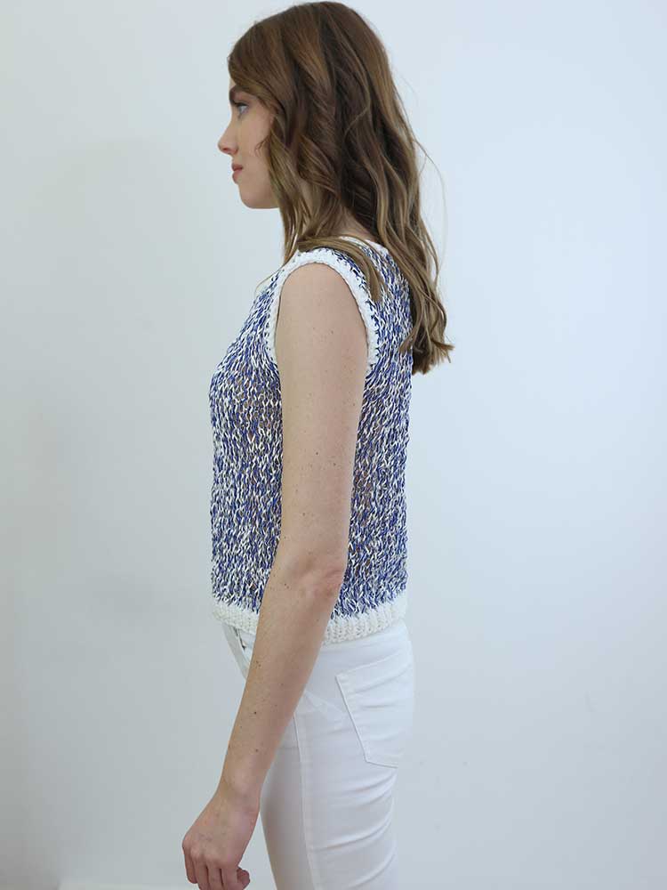 Tricot à Porter TOP SPALLINE LARGHE Nuovo