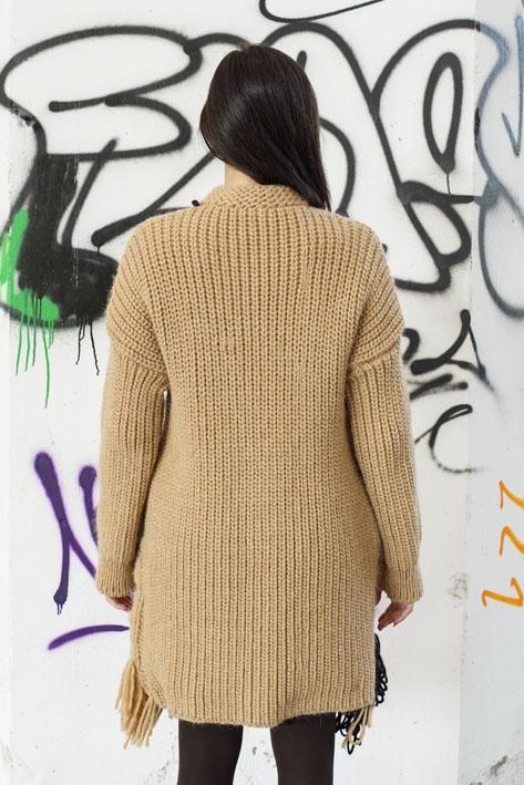 Tricot à Porter Coat fringe Promozione