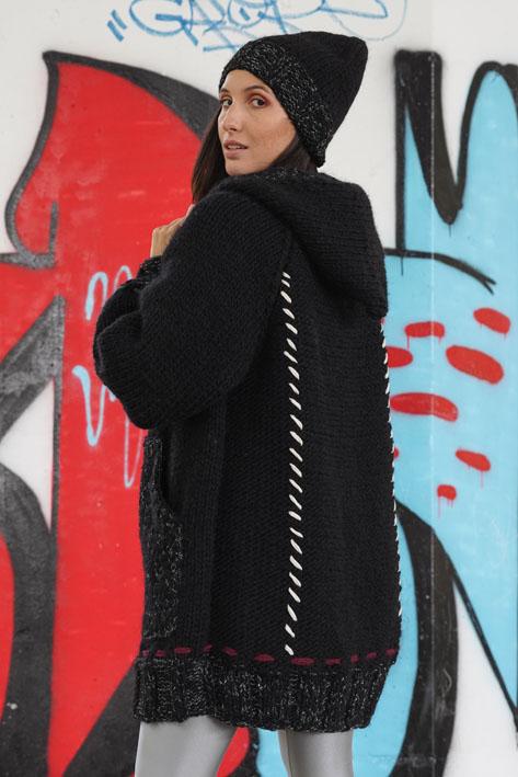 Tricot à Porter Coat lurex pocket Offerta Pasqua