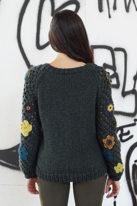Tricot à Porter Flower sleeves Negozi Online