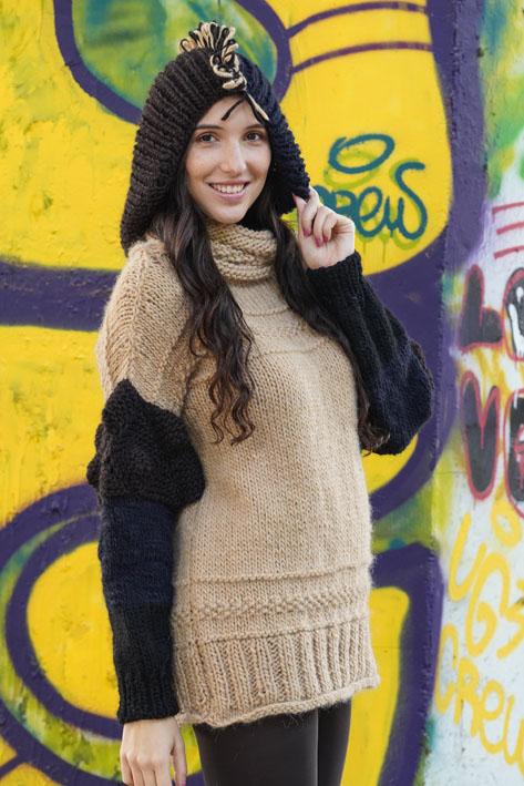 Tricot à Porter Sweater bicolor Sconto