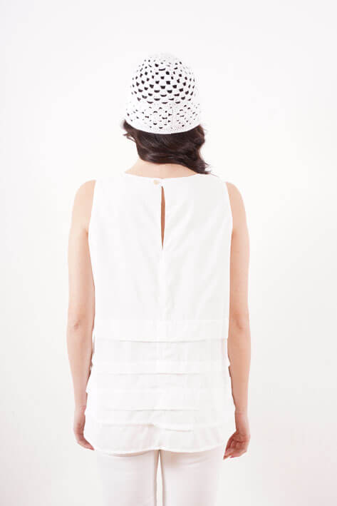 Tricot à Porter Pleated shirt Negozi Online