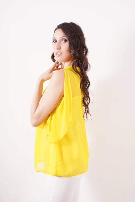Tricot à Porter Yellow silk Fino Al -60%