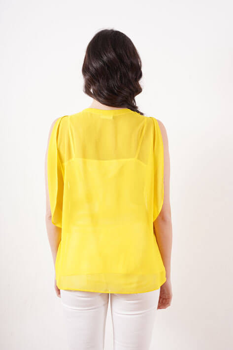 Tricot à Porter Yellow silk Fino Al -60%