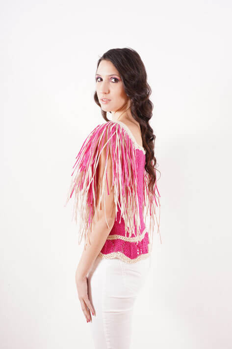 Tricot à Porter Shoulder rafia Prezzo Ridotto