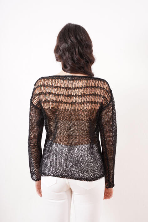 Tricot à Porter Spiderweb long sleev Sconto