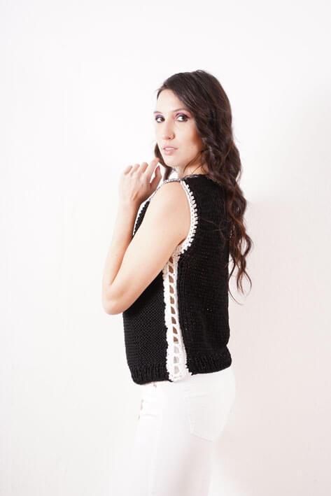 Tricot à Porter Squiggle top Online