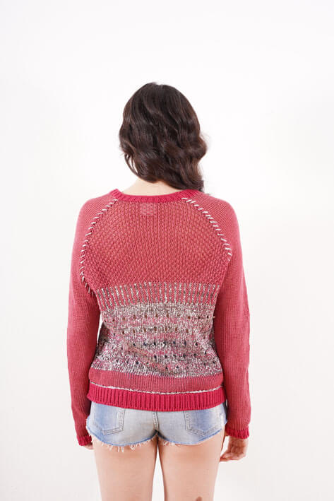 Tricot à Porter Stripe lurex Outlet