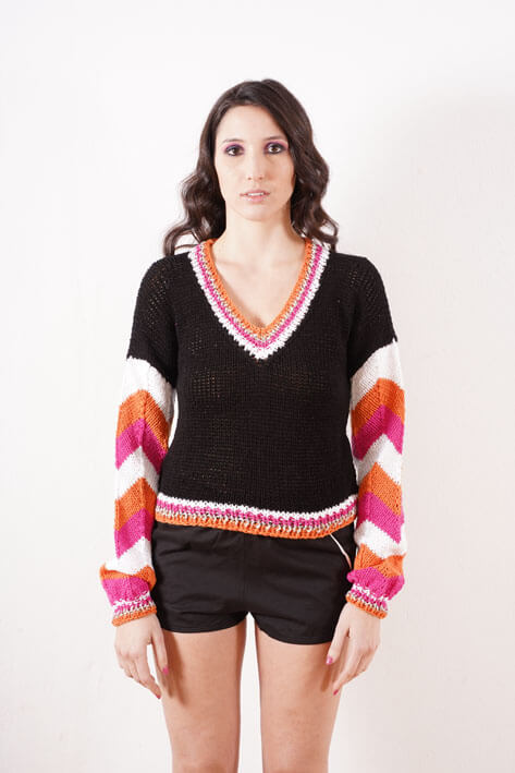 Tricot à Porter Sweater twill Hotsell