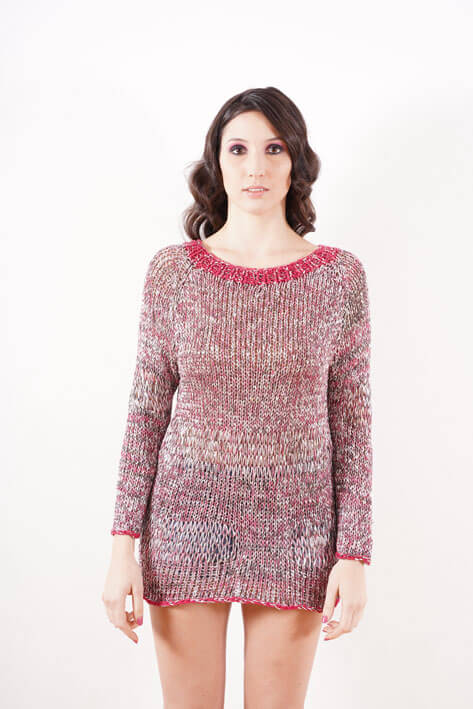 Tricot à Porter Total lurex sweater Nuova