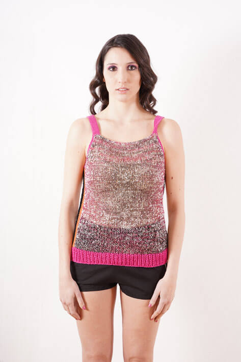 Tricot à Porter Vertical tank top Italy