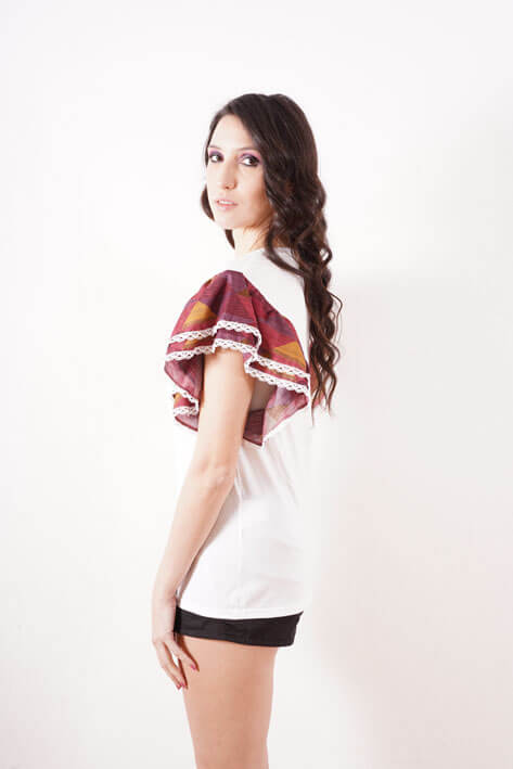 Tricot à Porter Wings t-shirt Nuovo