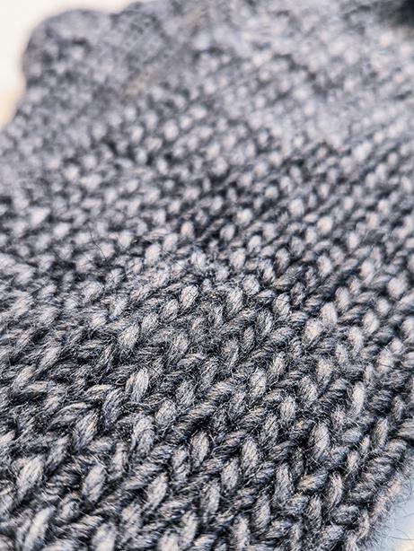 Tricot à Porter Manicotti in maglia con orli a coste Spedizione Gratuita