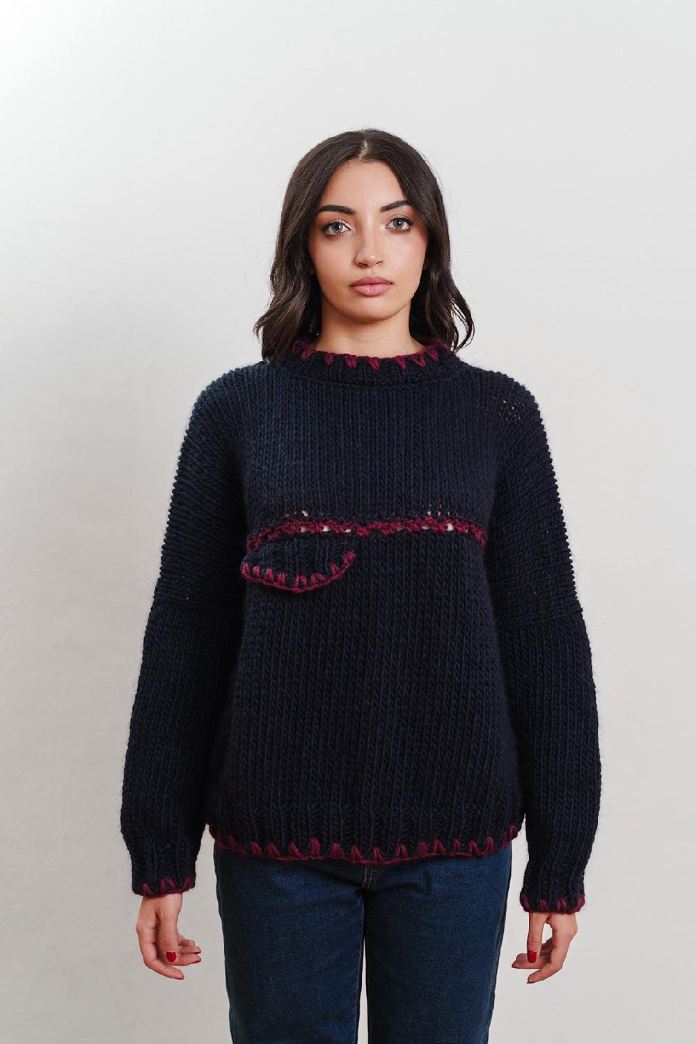 Tricot à Porter Pullover giro taschina 2025