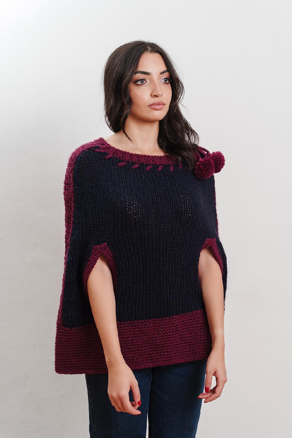 Tricot à Porter Poncho Italia