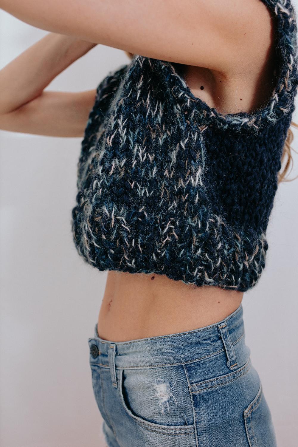 Tricot à Porter Gilet corto Nuovo