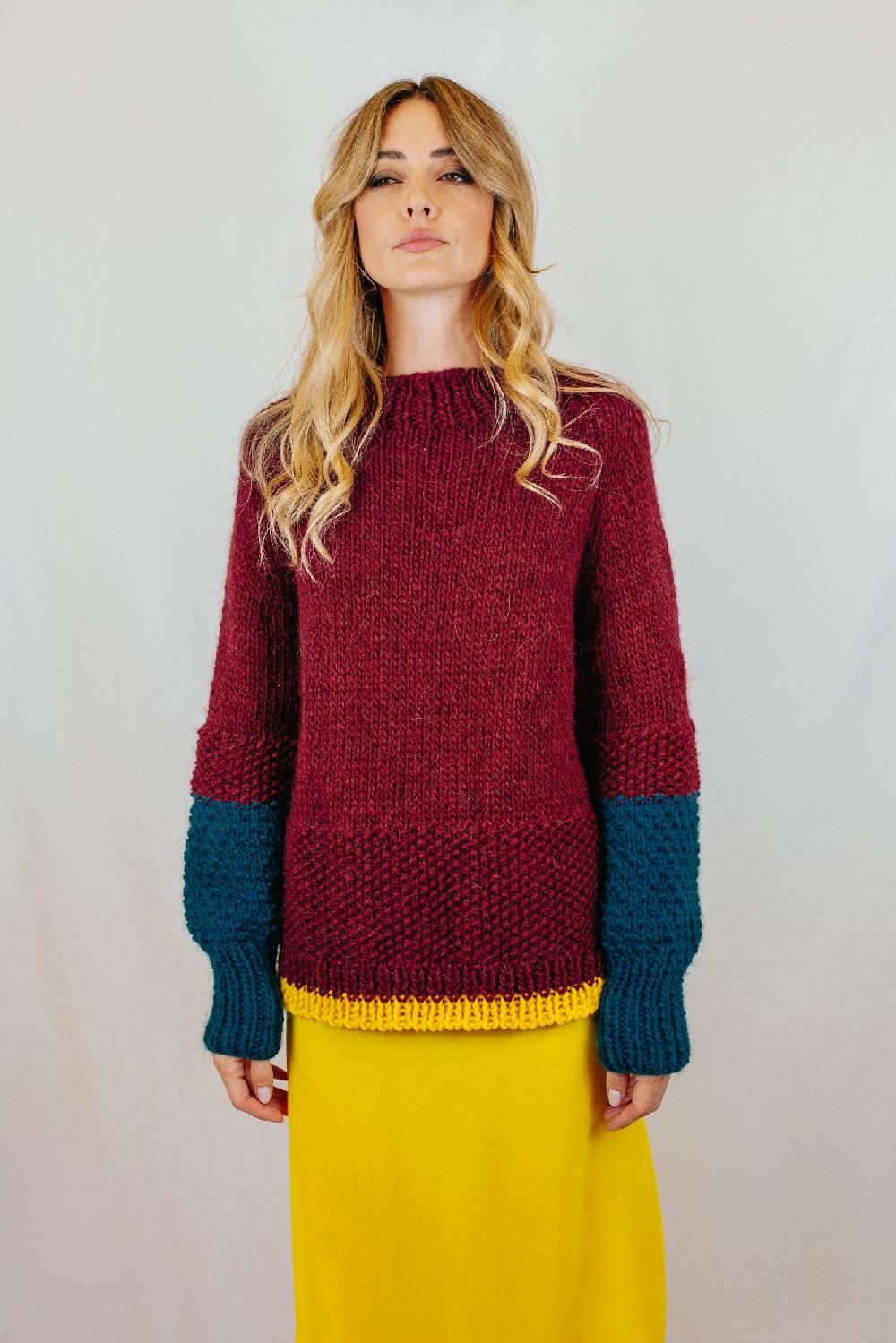 Tricot à Porter Lupetto long cube Pezzi Unici