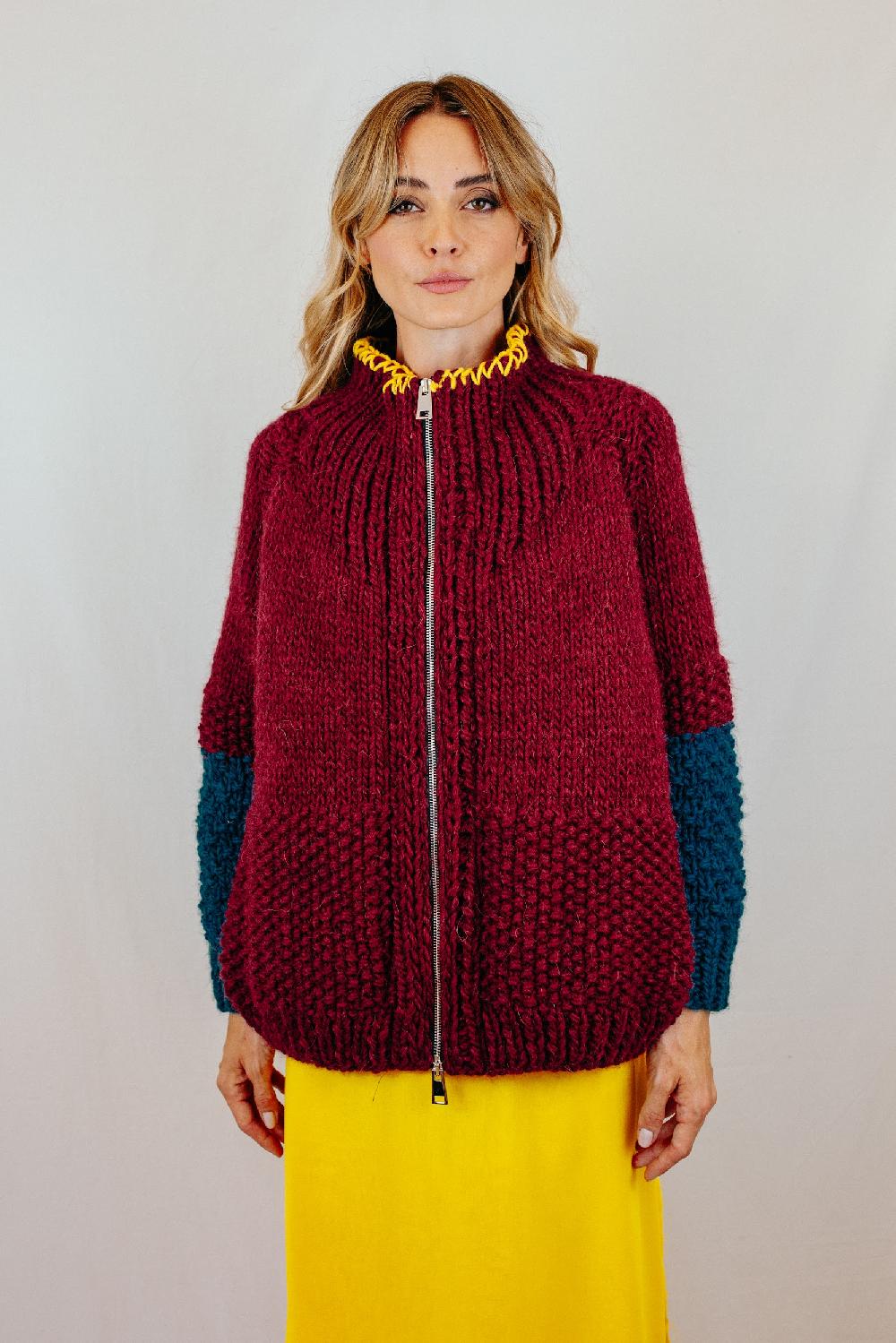 Tricot à Porter Bomber manica ragian Soddisfazione Garantita