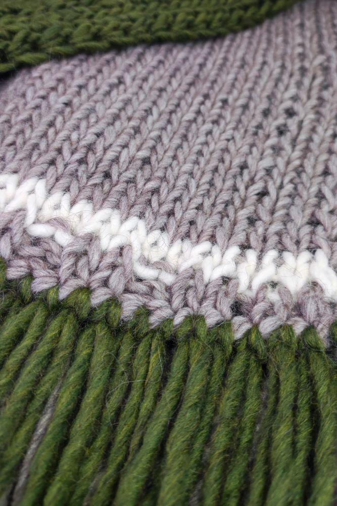 Tricot à Porter Sciarpa rettangolare con frange Sconti VIP