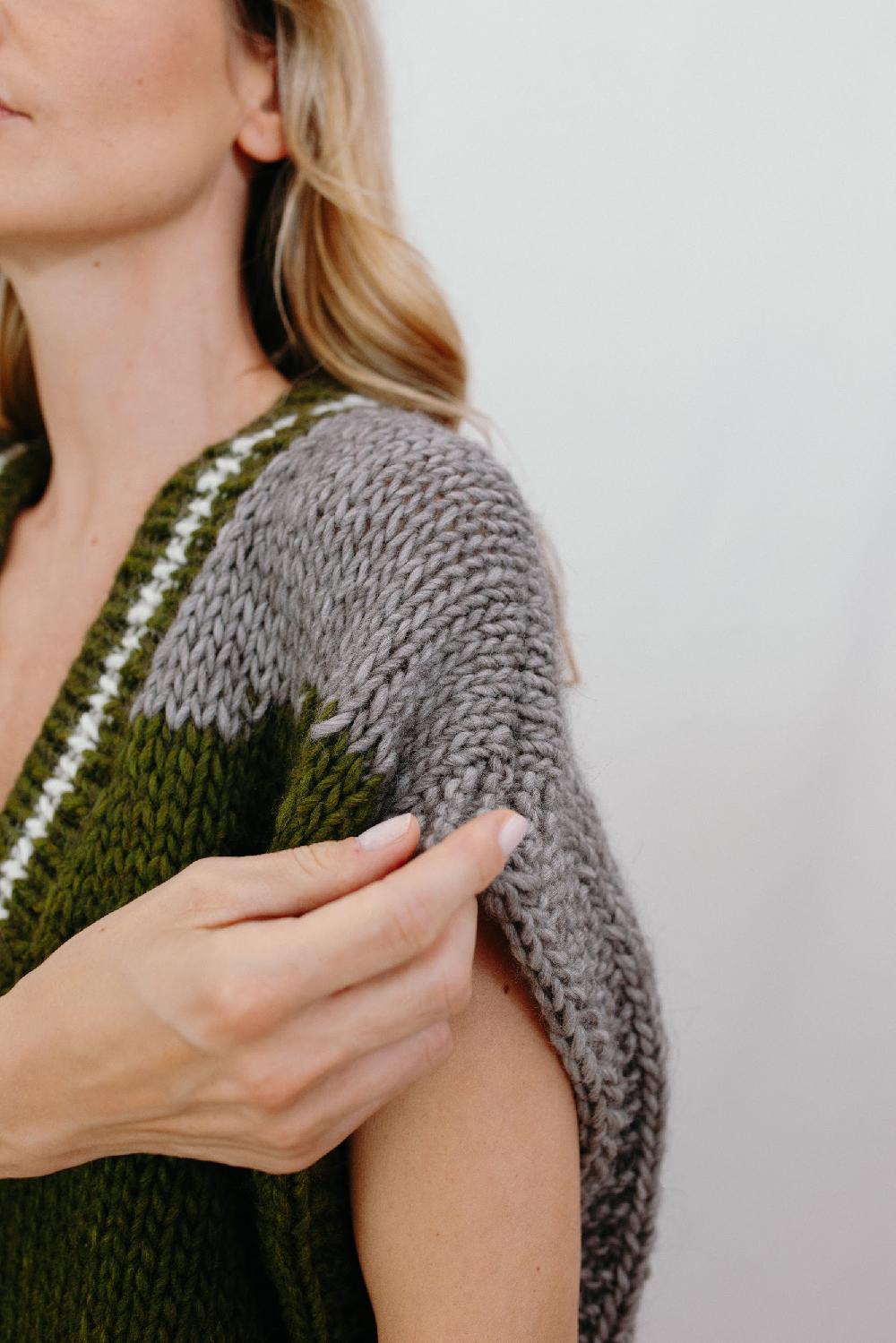 Tricot à Porter Gilet over scollo V Affare Del Giorno