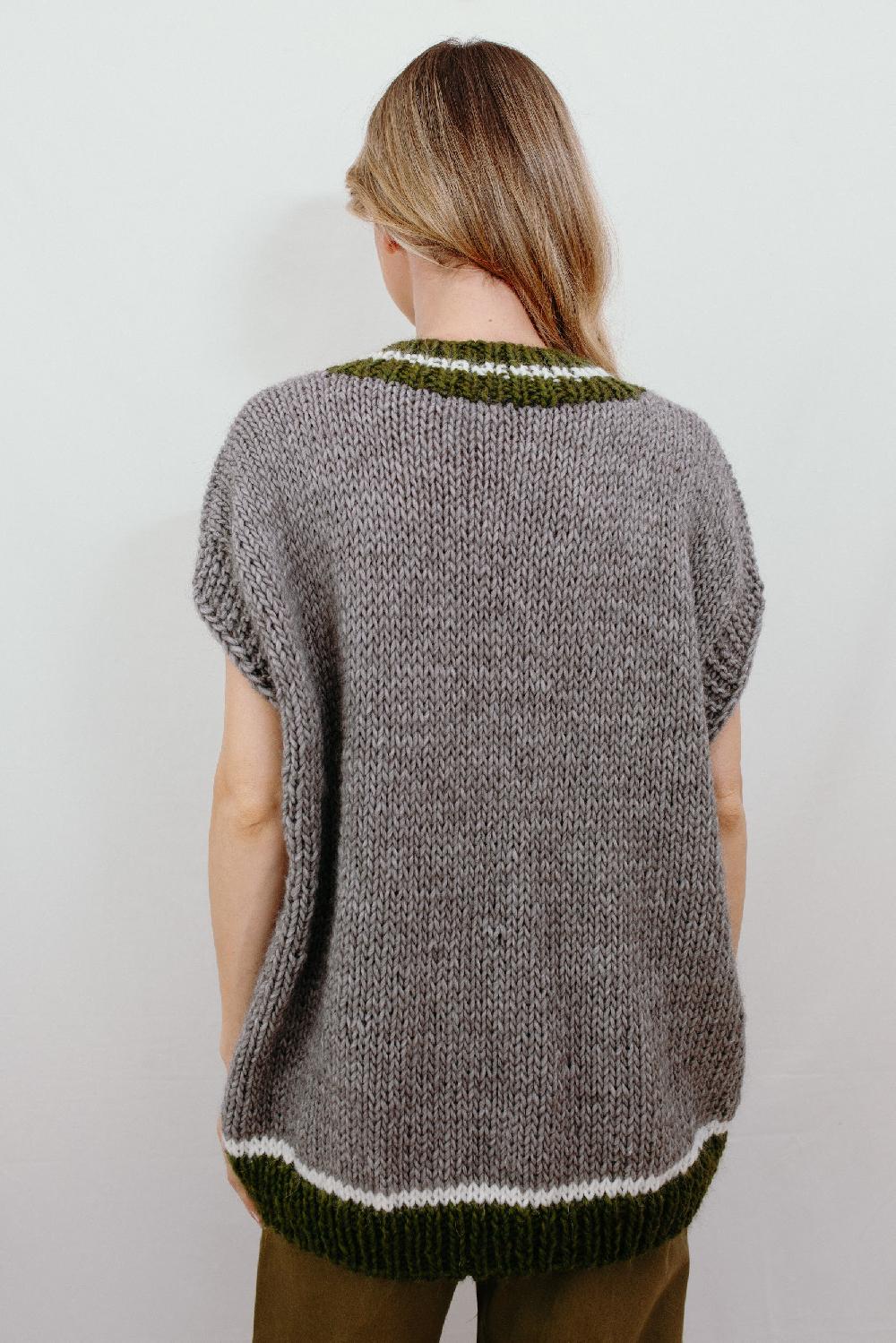 Tricot à Porter Gilet over scollo V Affare Del Giorno
