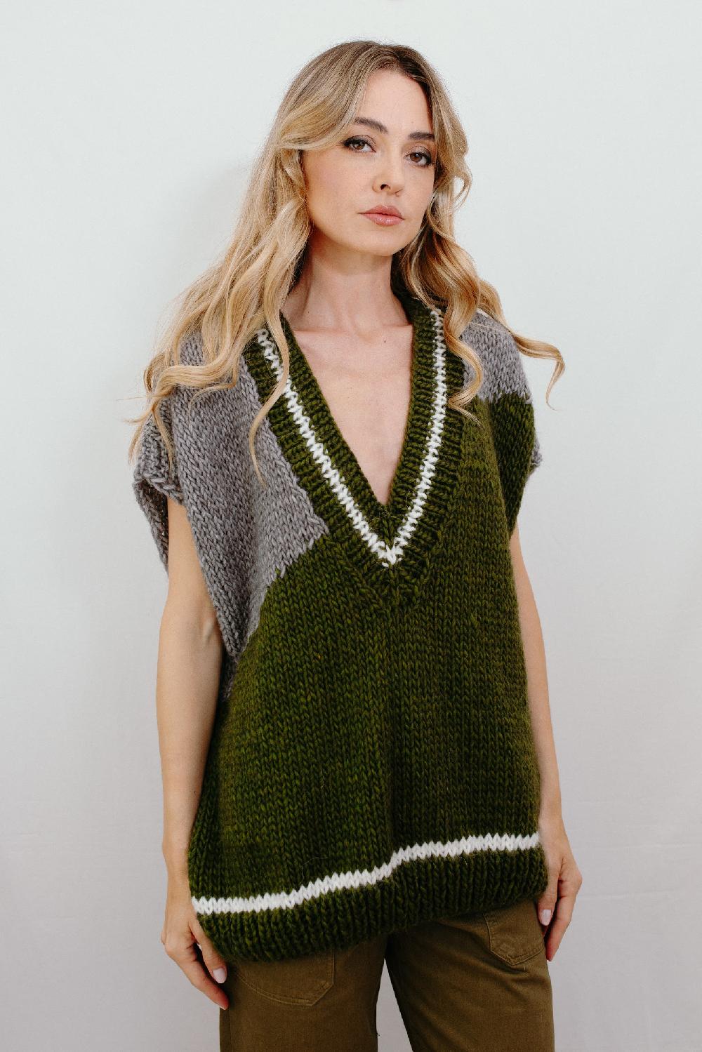 Tricot à Porter Gilet over scollo V Affare Del Giorno