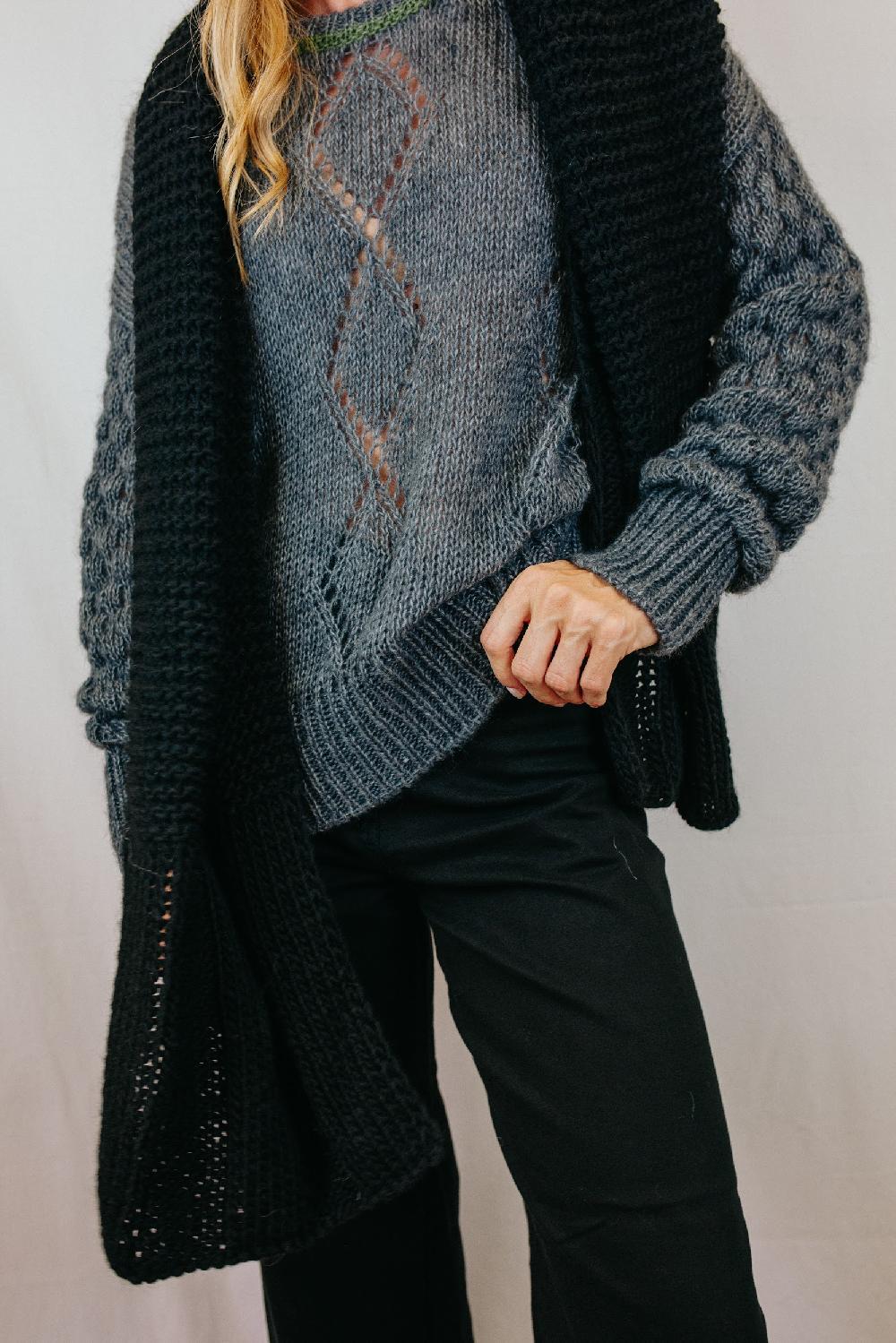 Tricot à Porter Sciarpa t.u. con maxi coste Sottocosto