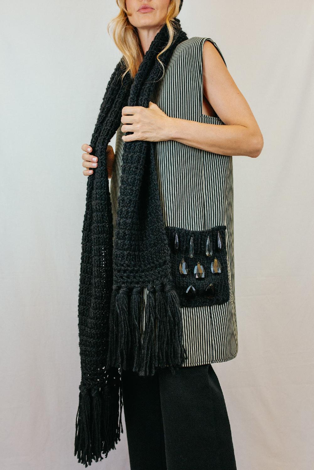 Tricot à Porter Sciarpa con bordo finale Sconto