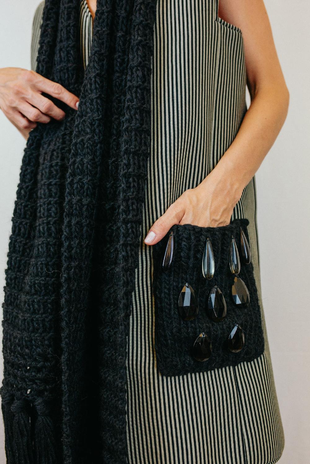 Tricot à Porter Sciarpa con bordo finale Sconto