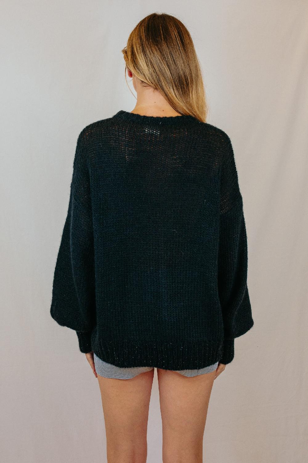 Tricot à Porter Maglia girocollo con traforo a rombi Fino al 65% di sconto