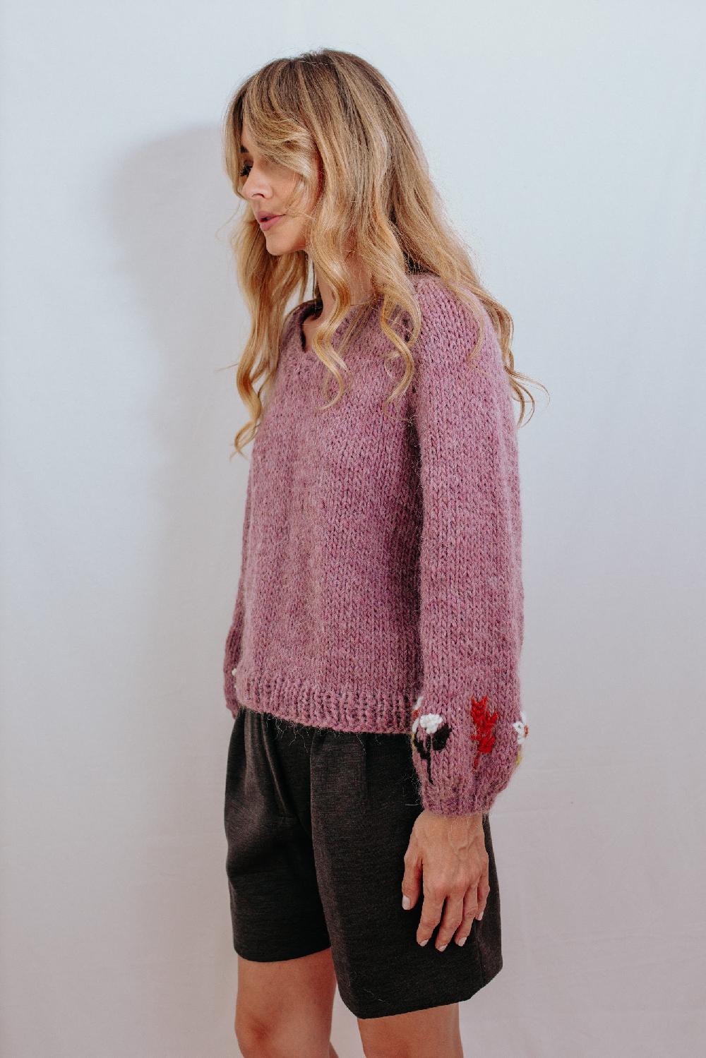 Tricot à Porter Maglia raglan scollo a V Vendita Calda