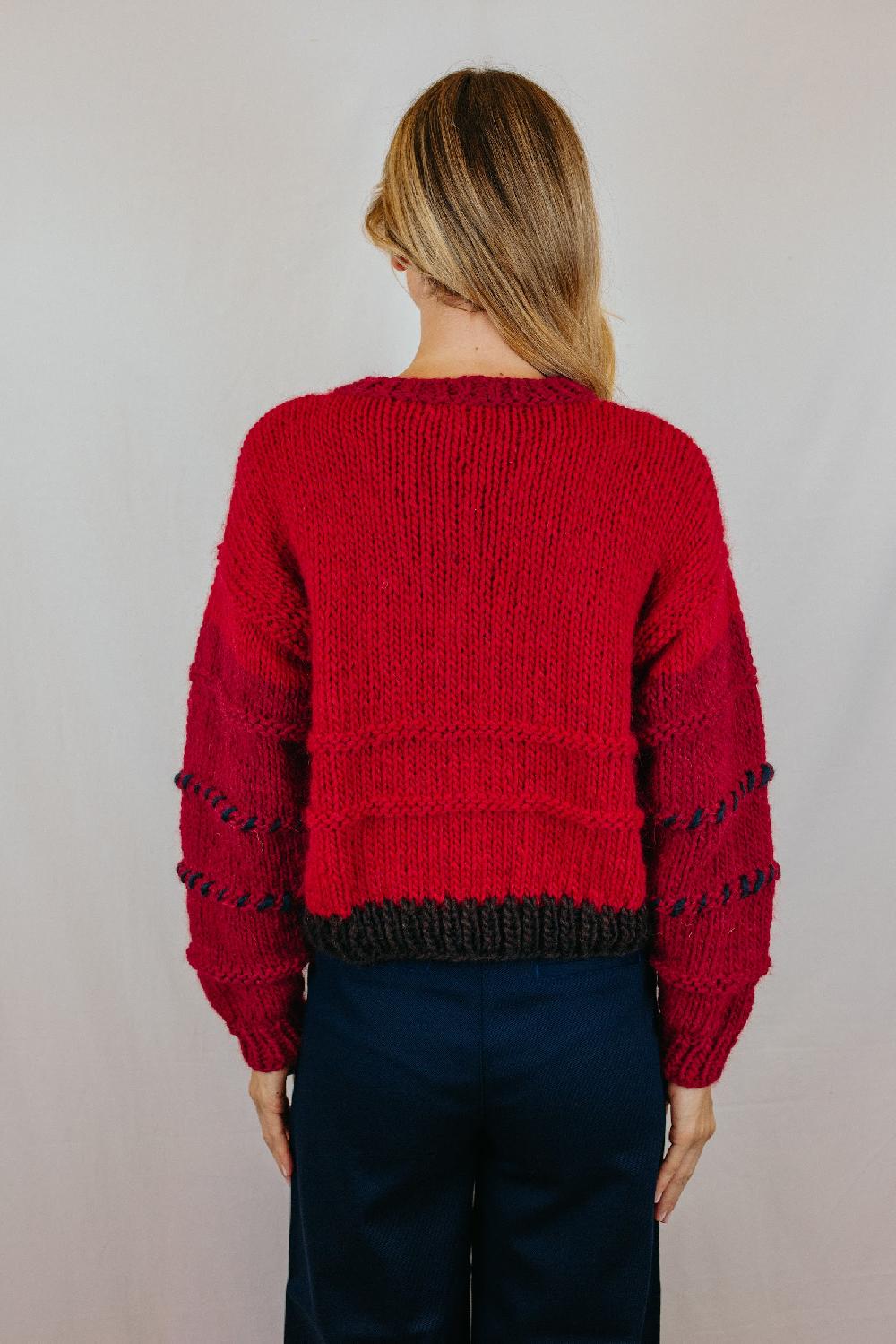 Tricot à Porter Maglia cropped girocollo Negozio