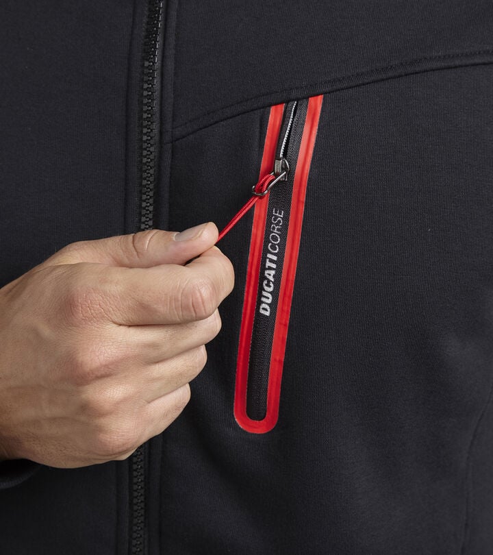 Utility Diadora SWEATSHIRT FZ DUCATI Felpa con zip frontale Consegna Veloce
