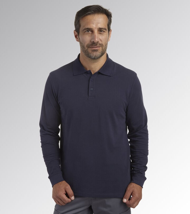 Utility Diadora POLO ML ATLANTIS ORGANIC Polo manica lunga da lavoro Presa