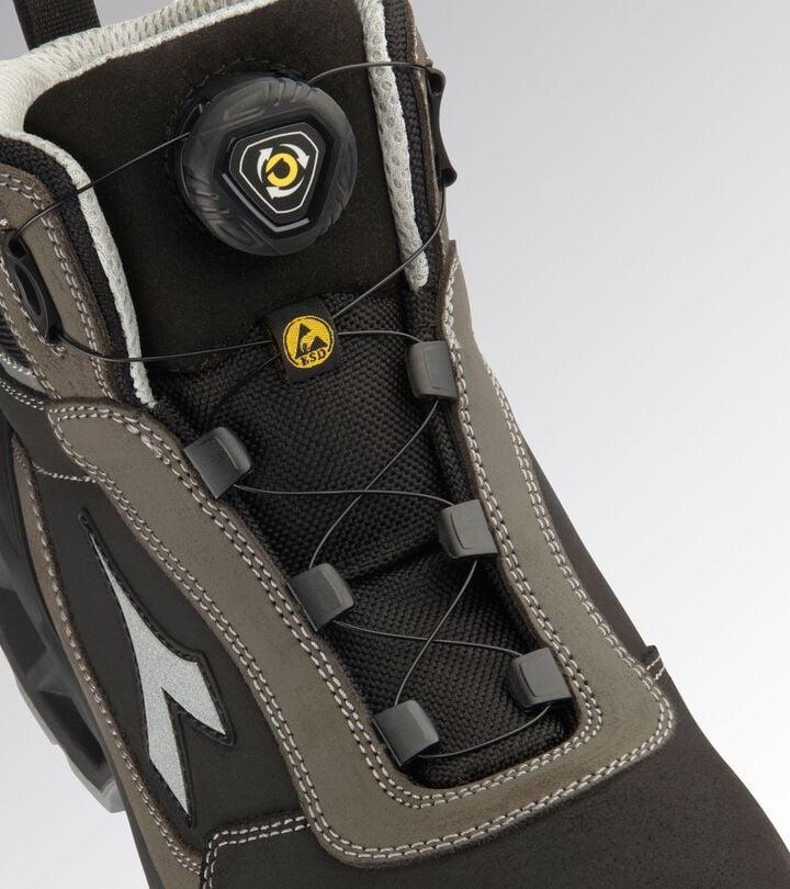 Utility Diadora SHARK ST IMP LEA Q MID S3S FO SR SC ESD Scarpa antinfortunistica alta Soddisfazione Garantita