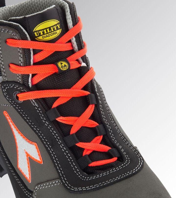 Utility Diadora SHARK STA IMP LEAT MID S3S FO SR SC ESD Scarpa antinfortunistica alta Super sconto