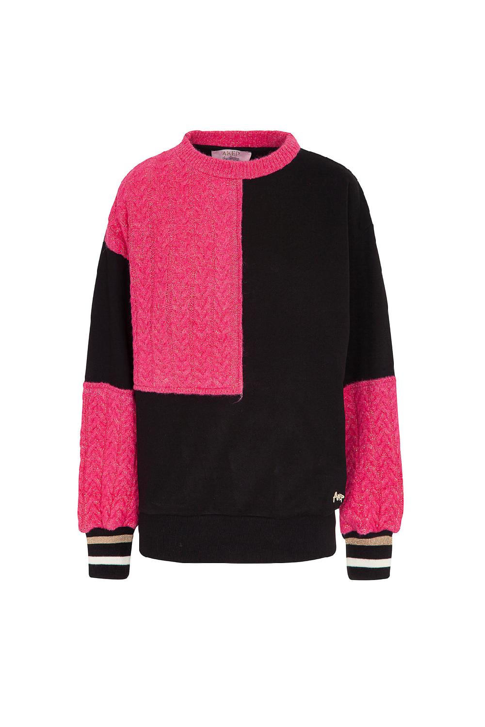 Akep FELPA GIROCOLLO CON INSERTI IN MAGLIA - CAPSULE "AKEP X PINK PANTER" Hotsell