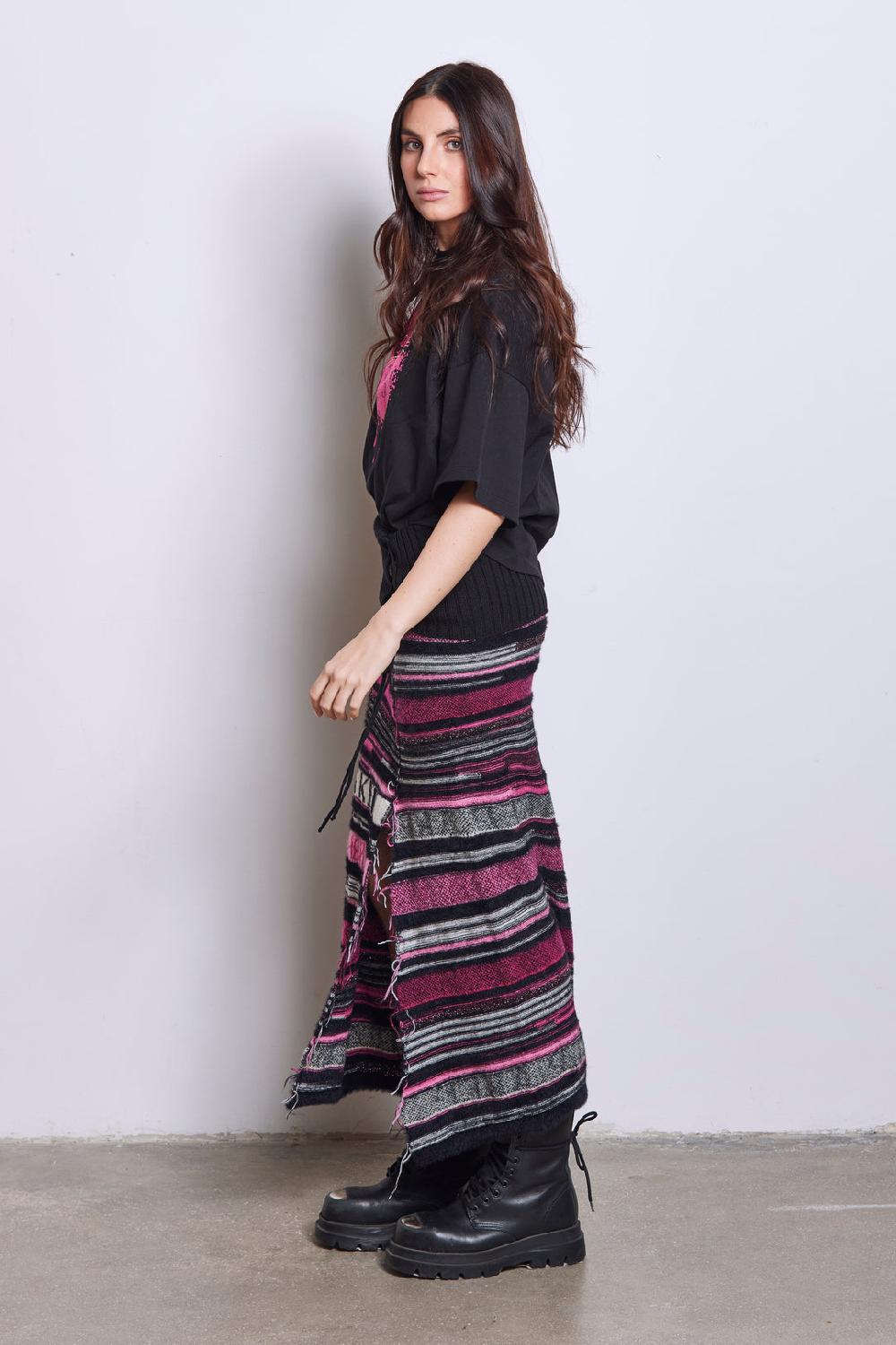 Akep T-SHIRT OVERSIZE CON STAMPA FLOCK - CAPSULE "AKEP X PINK PANTER" Negozio