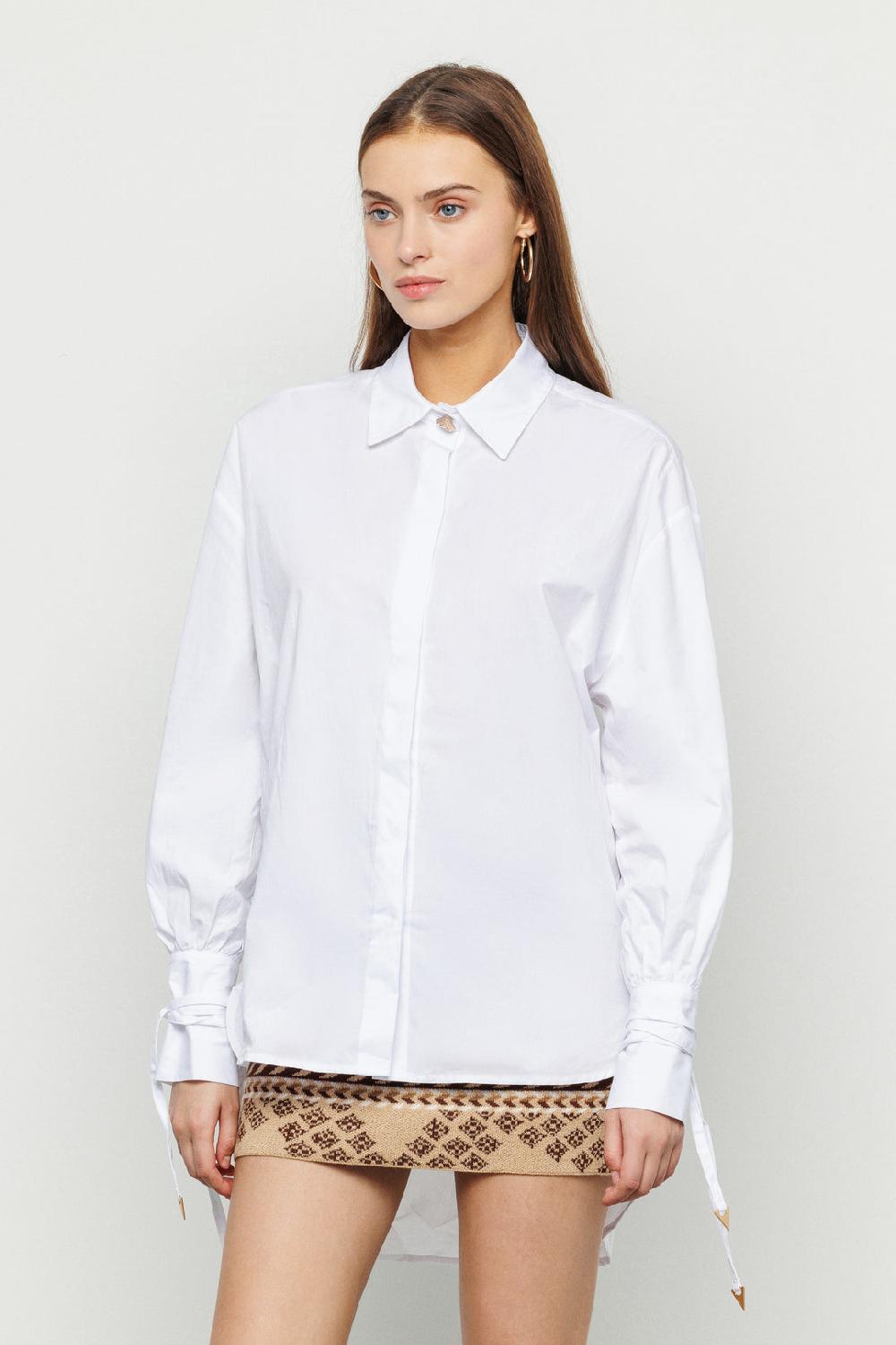 Akep CAMICIA OVERSIZE AKEP CON LACCETTI AI POLSI Pezzi Unici