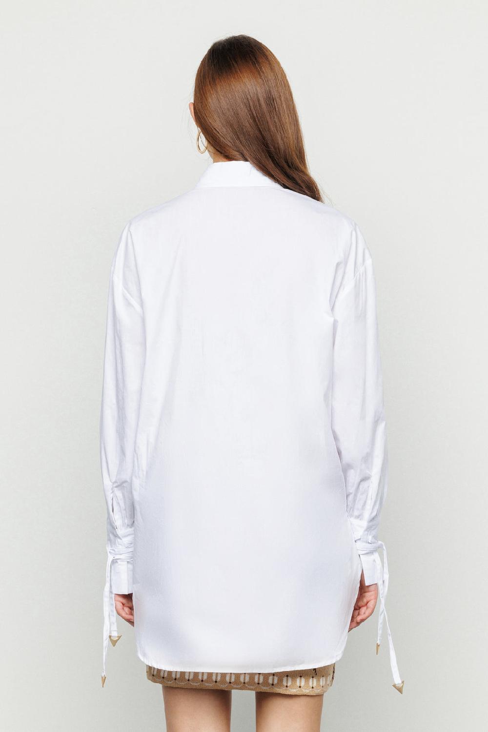 Akep CAMICIA OVERSIZE AKEP CON LACCETTI AI POLSI Pezzi Unici