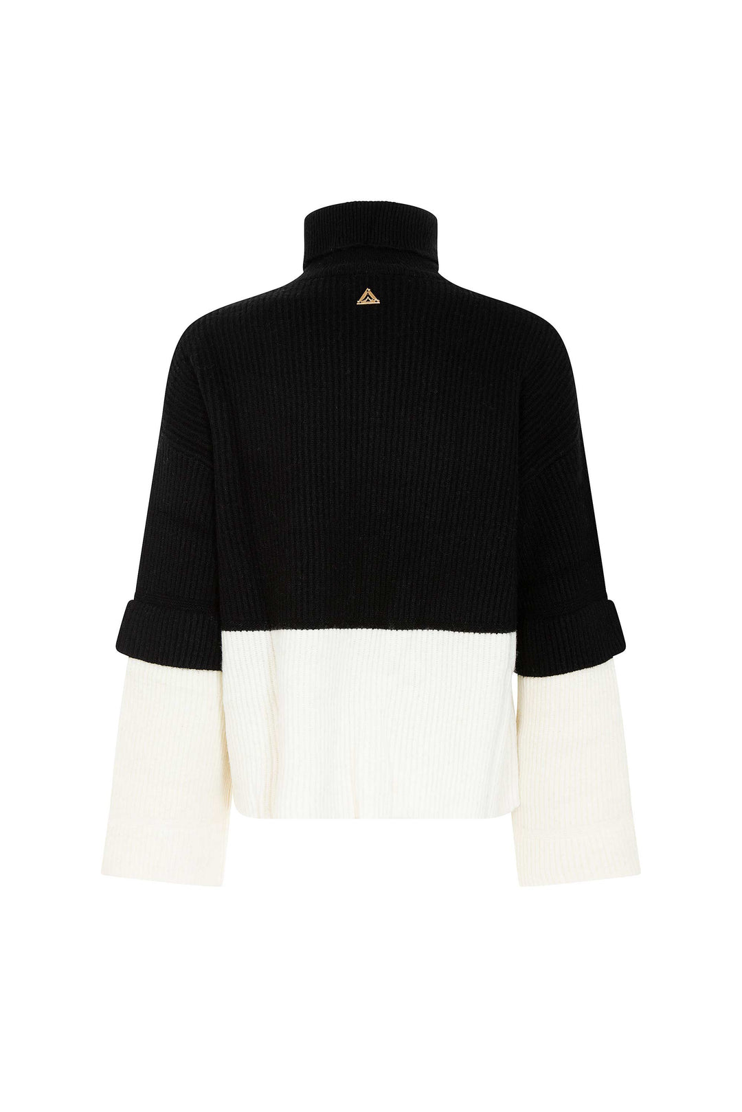 Akep PULL AKEP CON MANICHE BICOLOR IN PURA LANA Shopping Online
