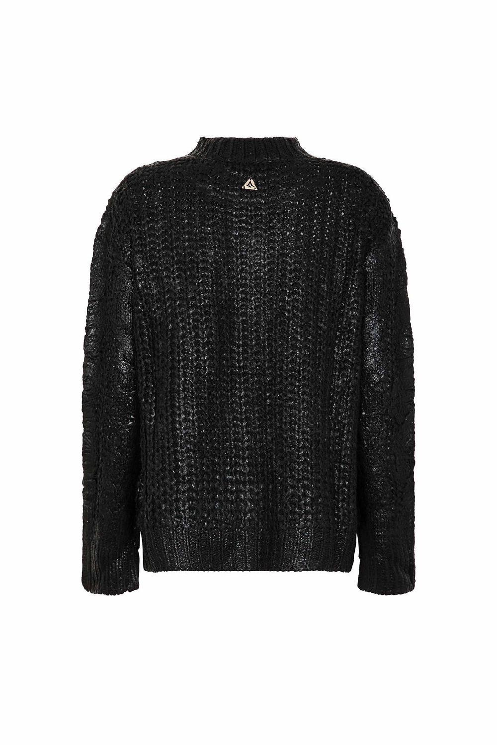 Akep PULLOVER AKEP SCOLLO A V CON PLACCATURA METAL Economico