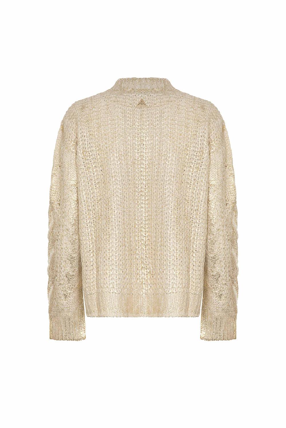 Akep PULLOVER AKEP SCOLLO A V CON PLACCATURA METAL Economico