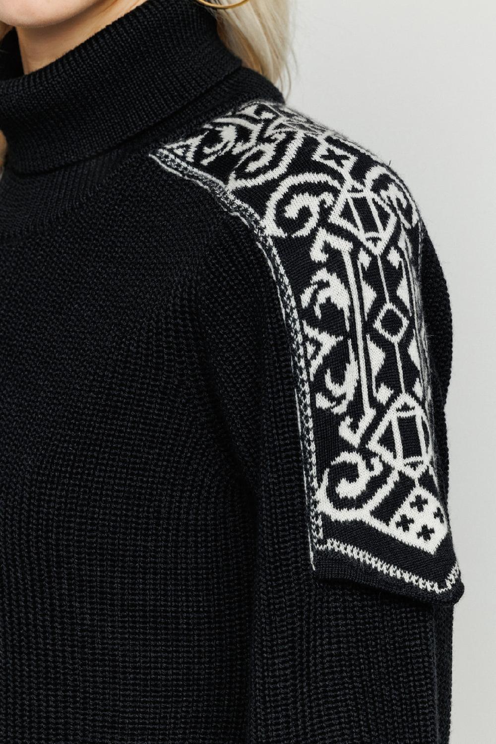 Akep PULLOVER CROP AKEP CON SPALLINE IN JACQUARD In Vendita