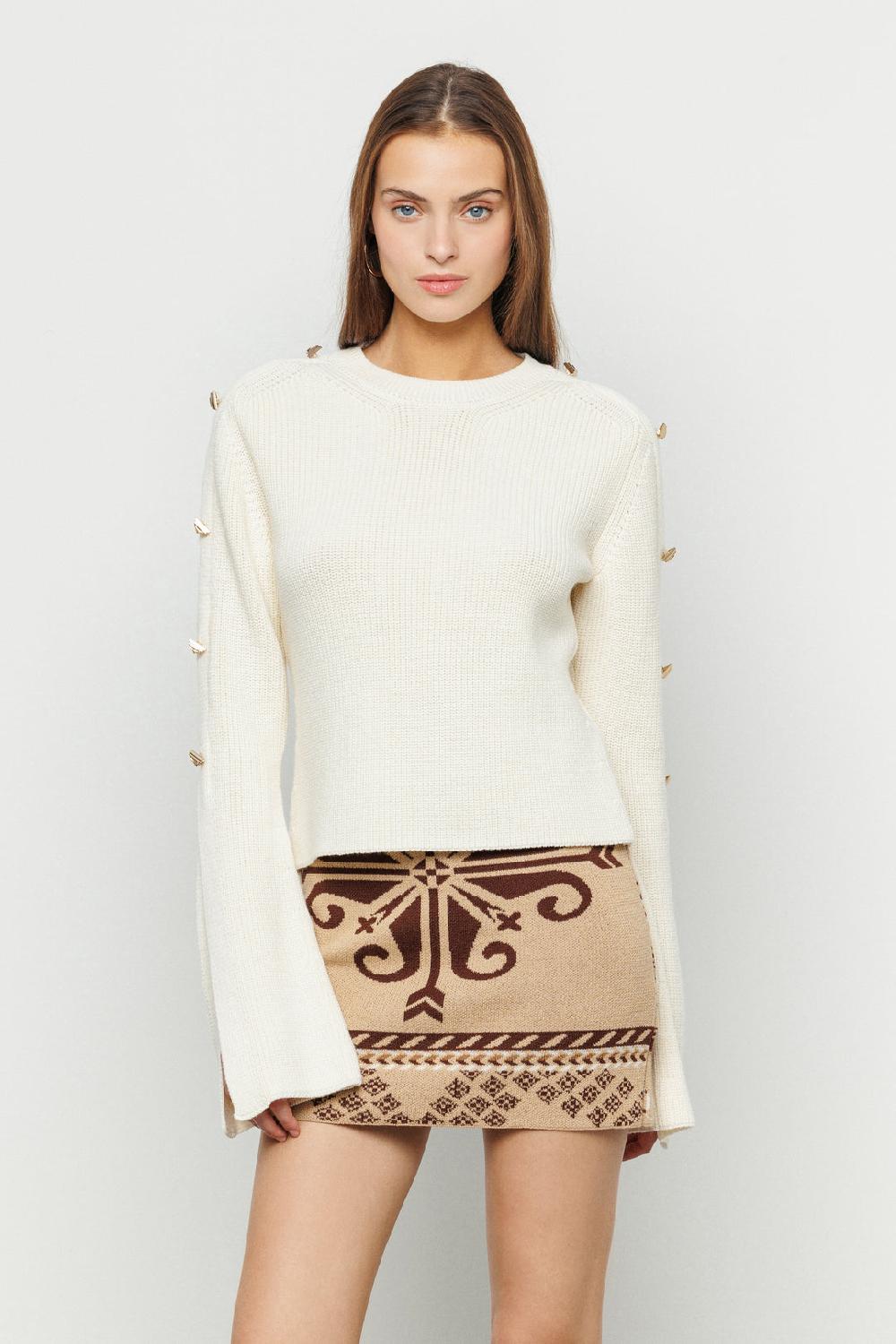 Akep MINIGONNA AKEP IN MAGLIA JACQUARD Negozi Online