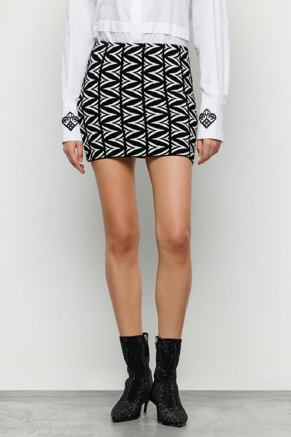 Akep MINIGONNA JACQUARD ALLOVER LOGO AKEP Acquista Ora