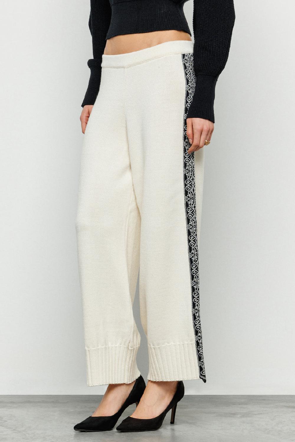 Akep PANTALONE AKEP CON BANDA JACQUARD LATERALE Shopping Online